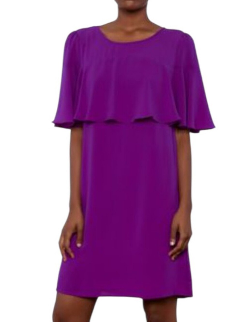 Skies Are Blue You Blow Me Away Cape Dress